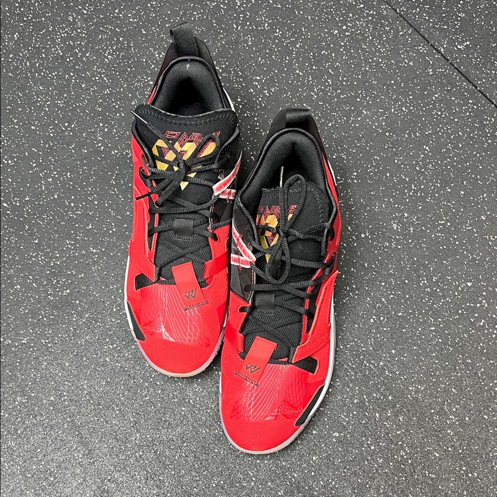 Jordan One-Red and Black Sneakers